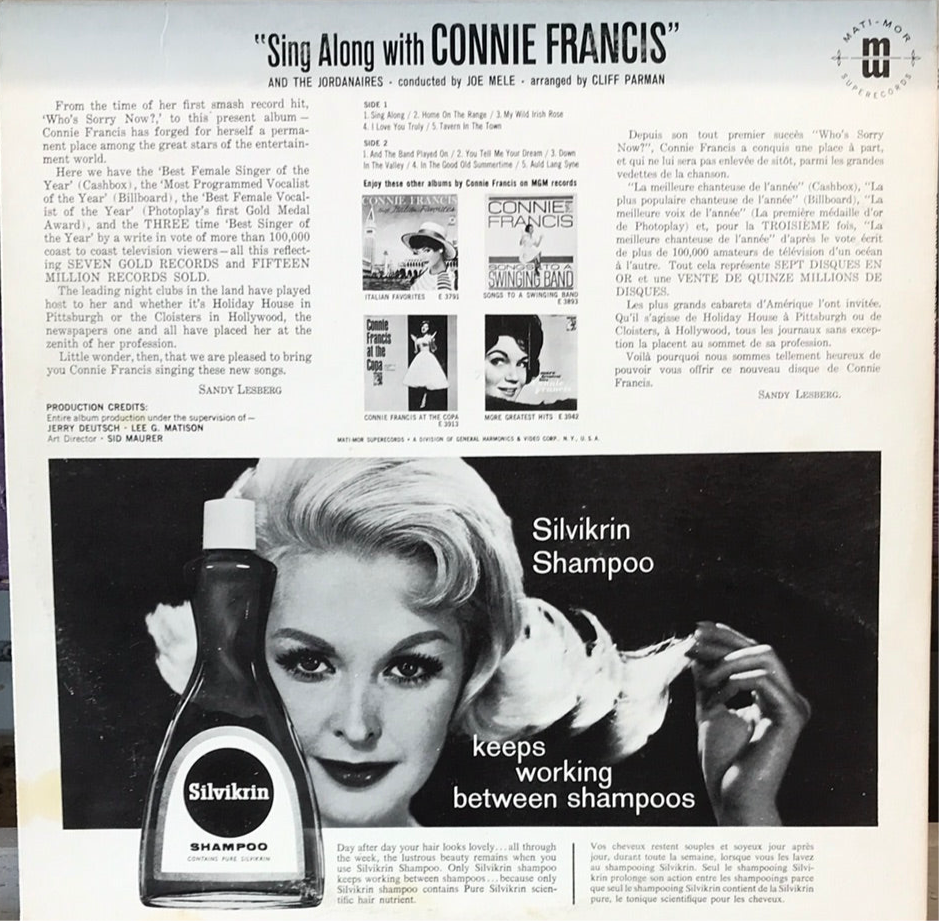 Connie Francis - Sing Along With Connie Francis