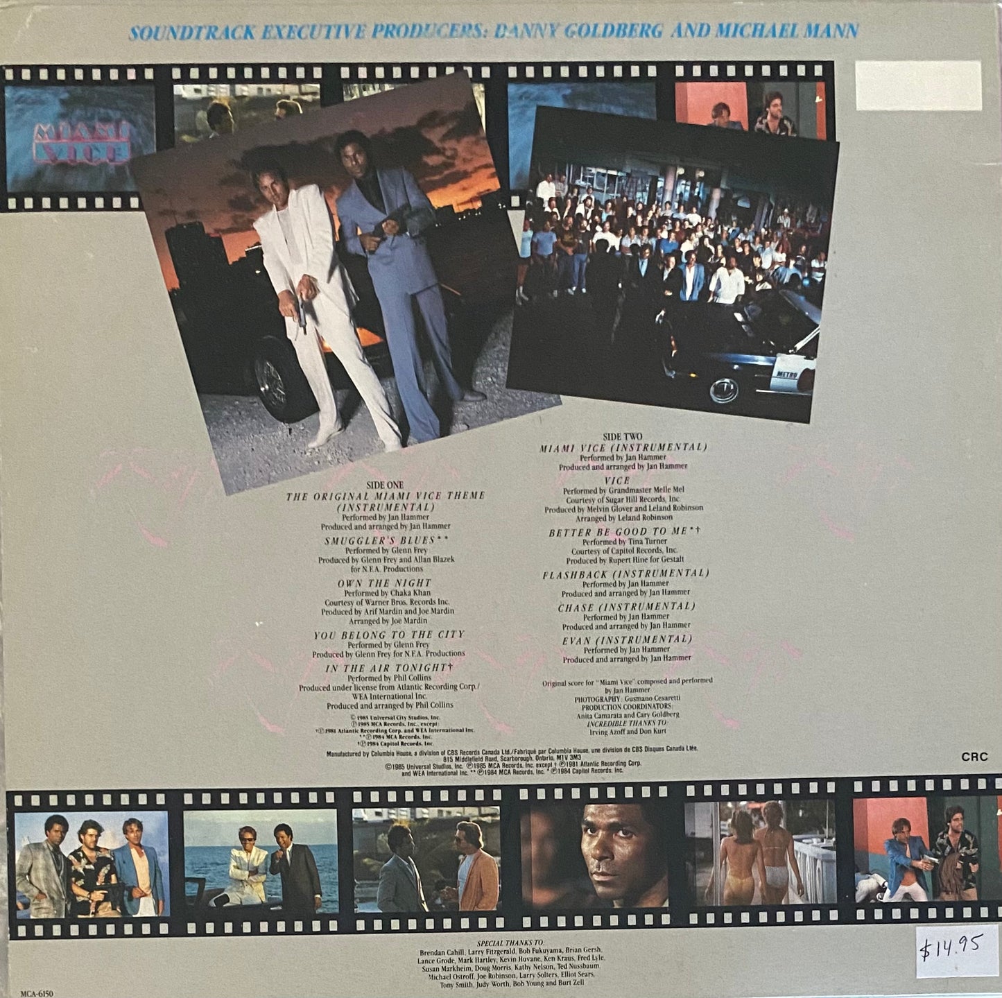Various — Music From The Television Series Miami Vice