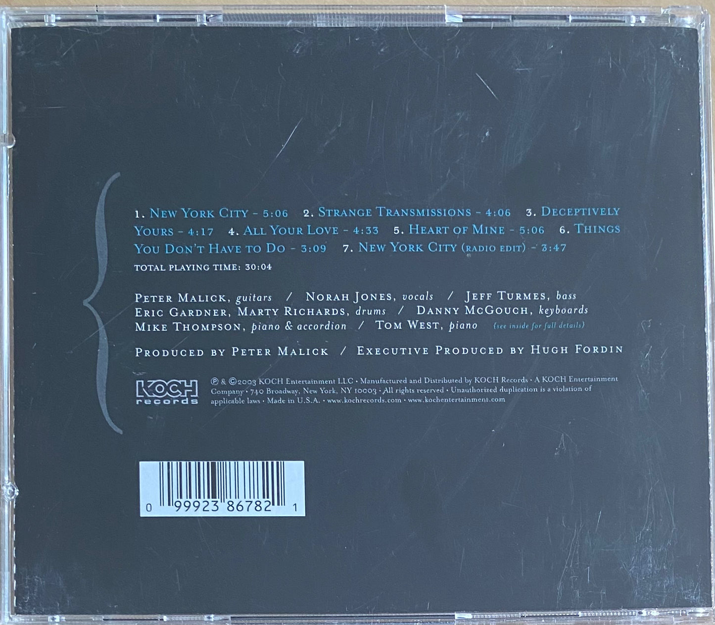 The Peter Malick Group featuring Norah Jones — New York City