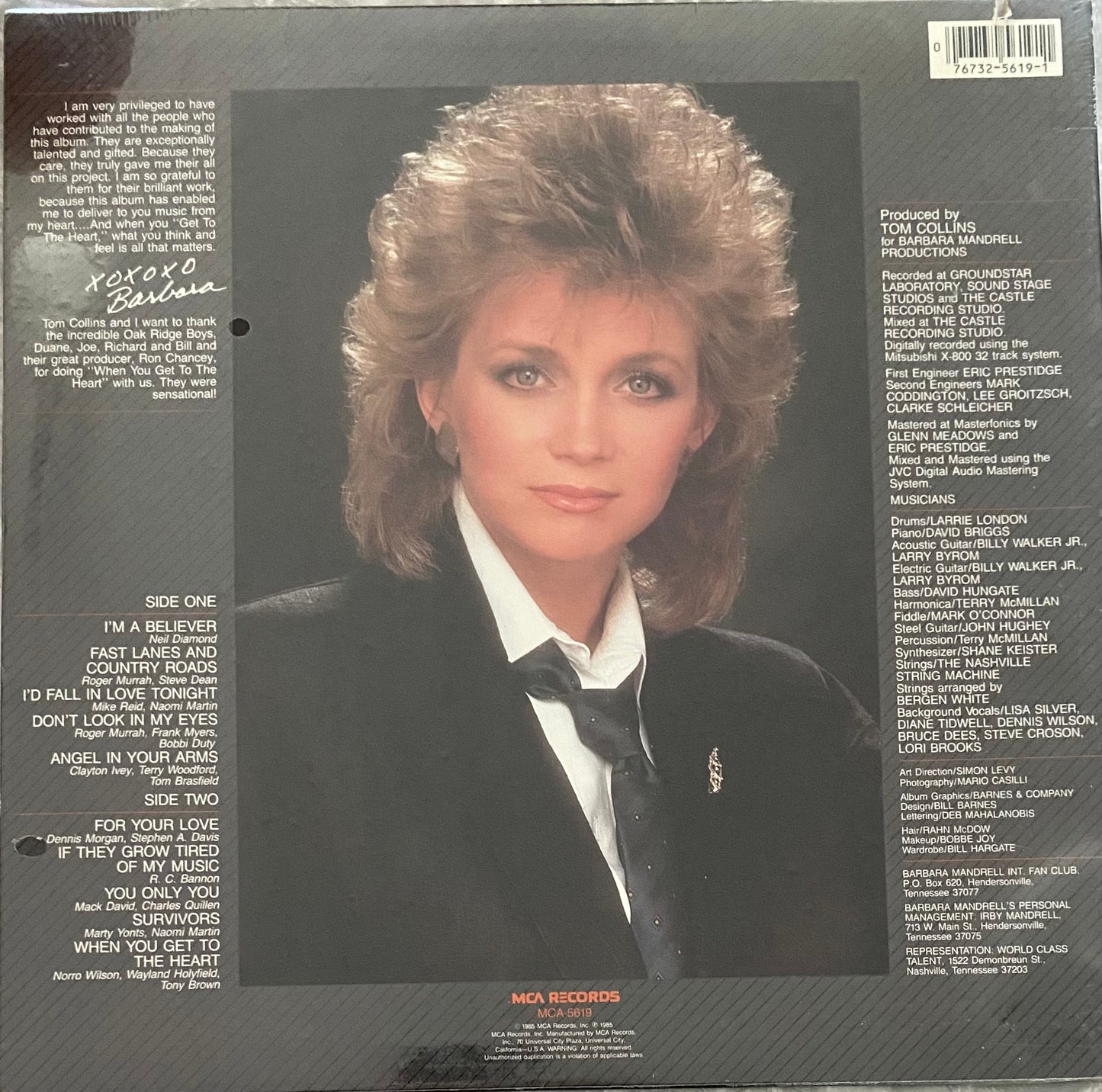 Barbara Mandrell — Get To The Heart