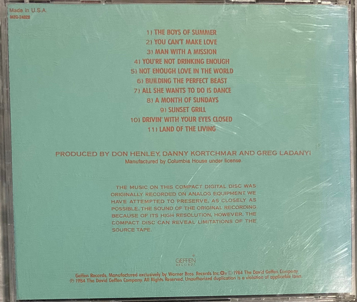 Don Henley — Building The Perfect Beast