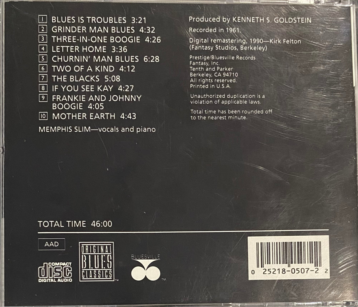 Memphis Slim — All Kinds Of Blues
