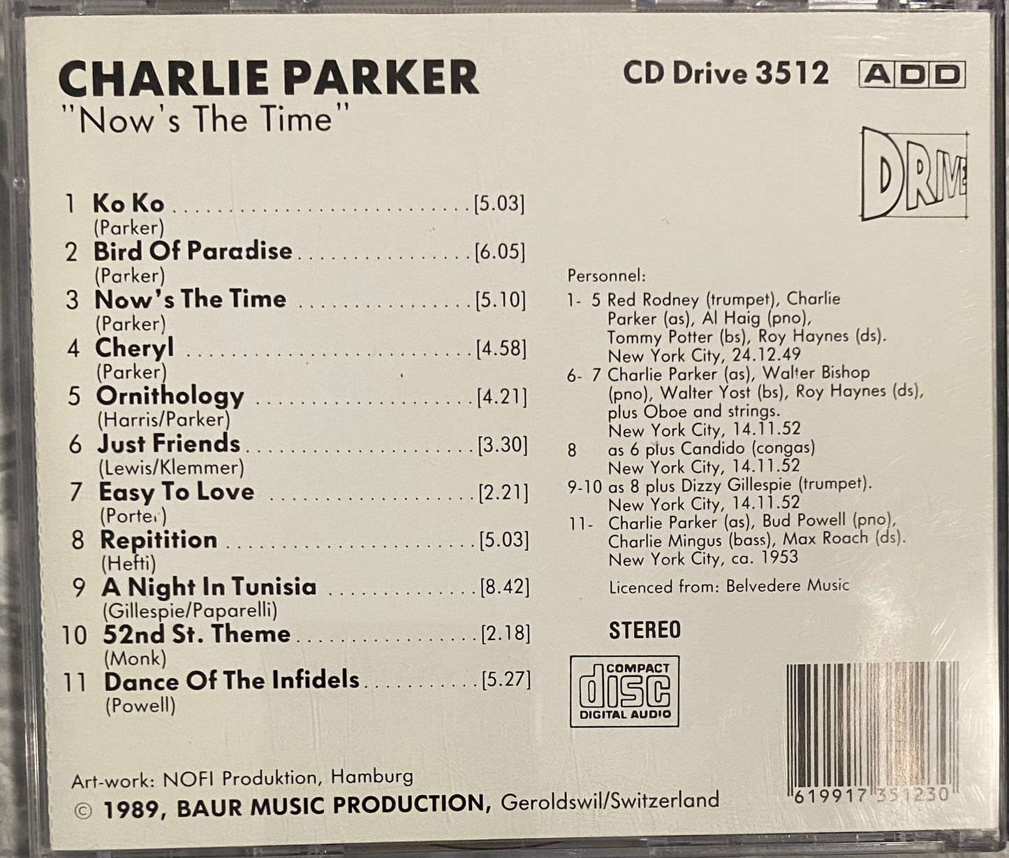 Charlie Parker — Now’s The Time