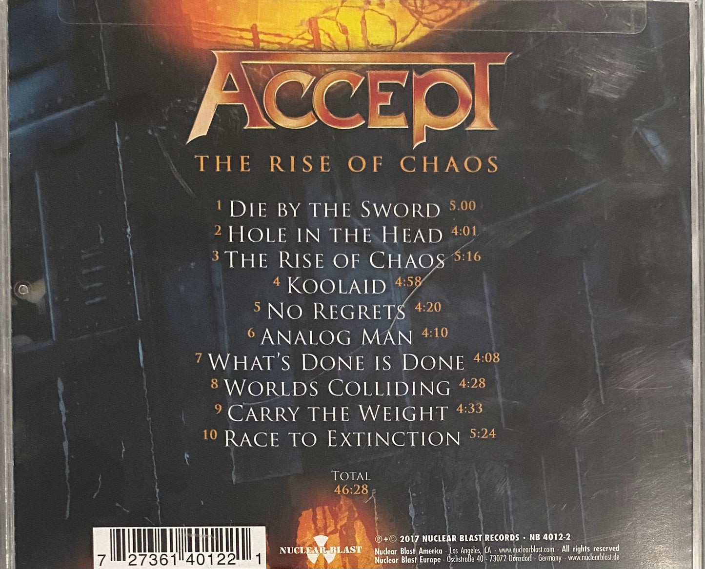 Accept — The Rise Of Chaos