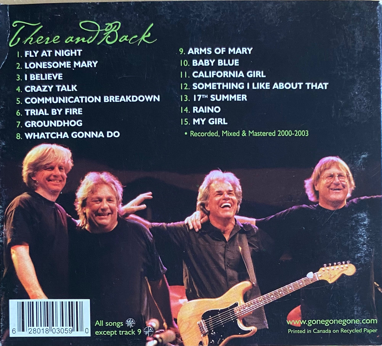 Chilliwack — There And Back Live