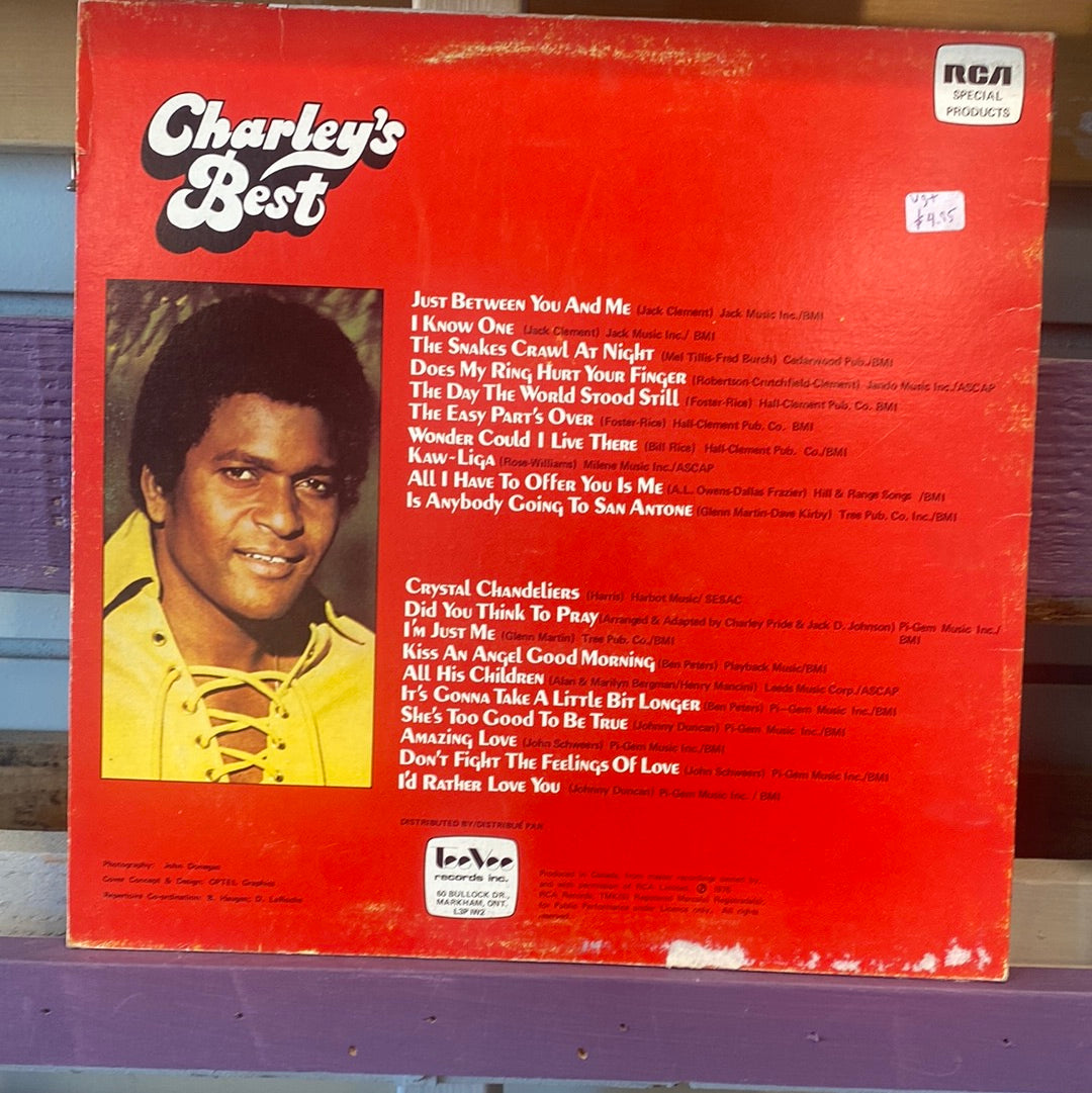 - Charley Pride - Charley’s Best - Vinyl Record -