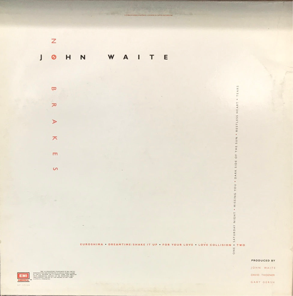 John Waite - No Brakes