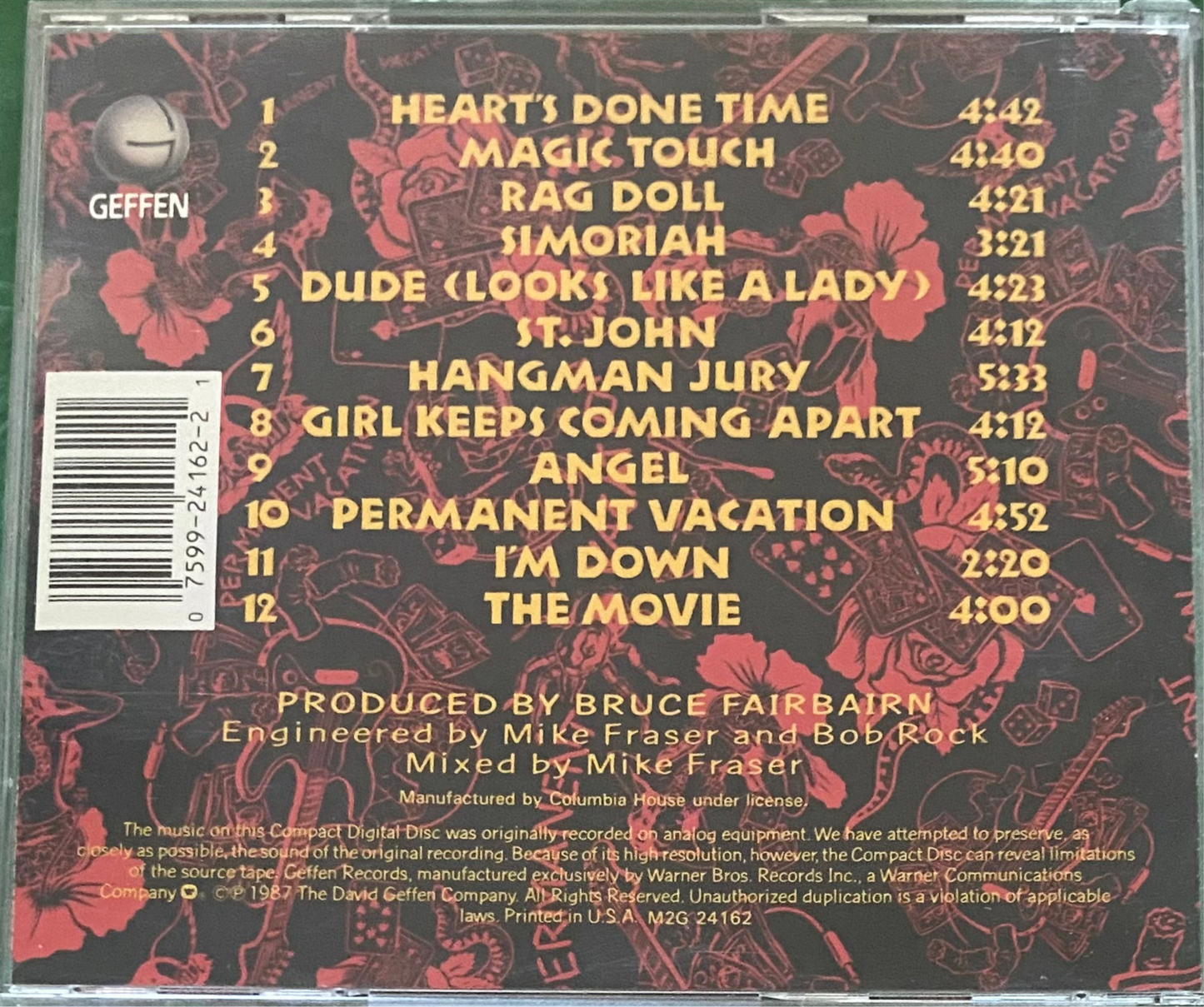 Aerosmith — Permanent Vacation