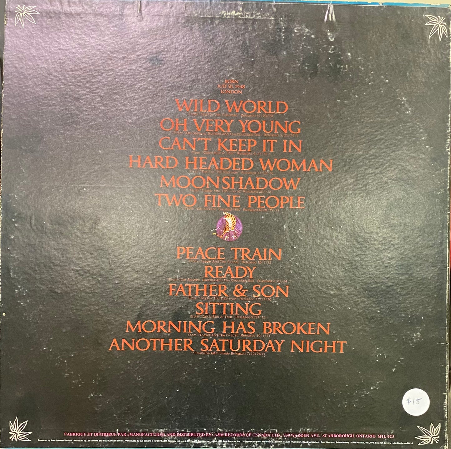 Cat Stevens — Greatest Hits
