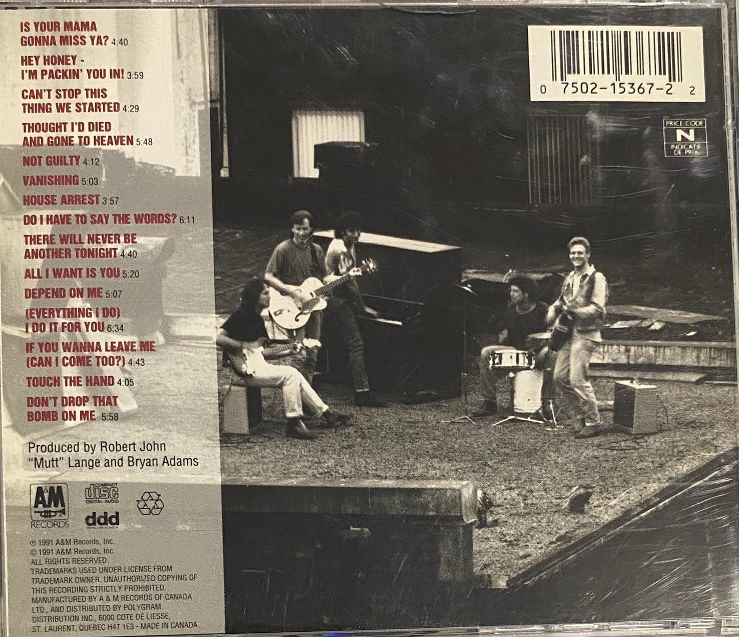 Bryan Adams — Waking Up The Neighbours