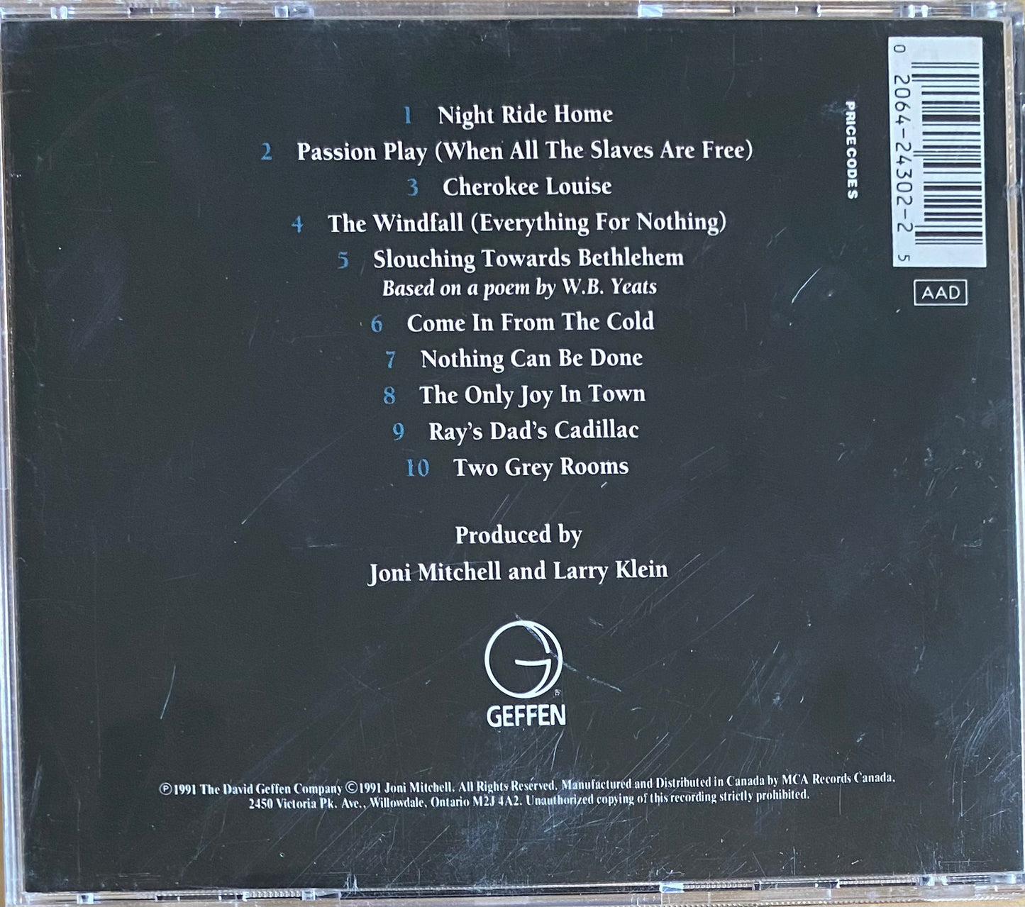 Joni Mitchell — Night Ride Home