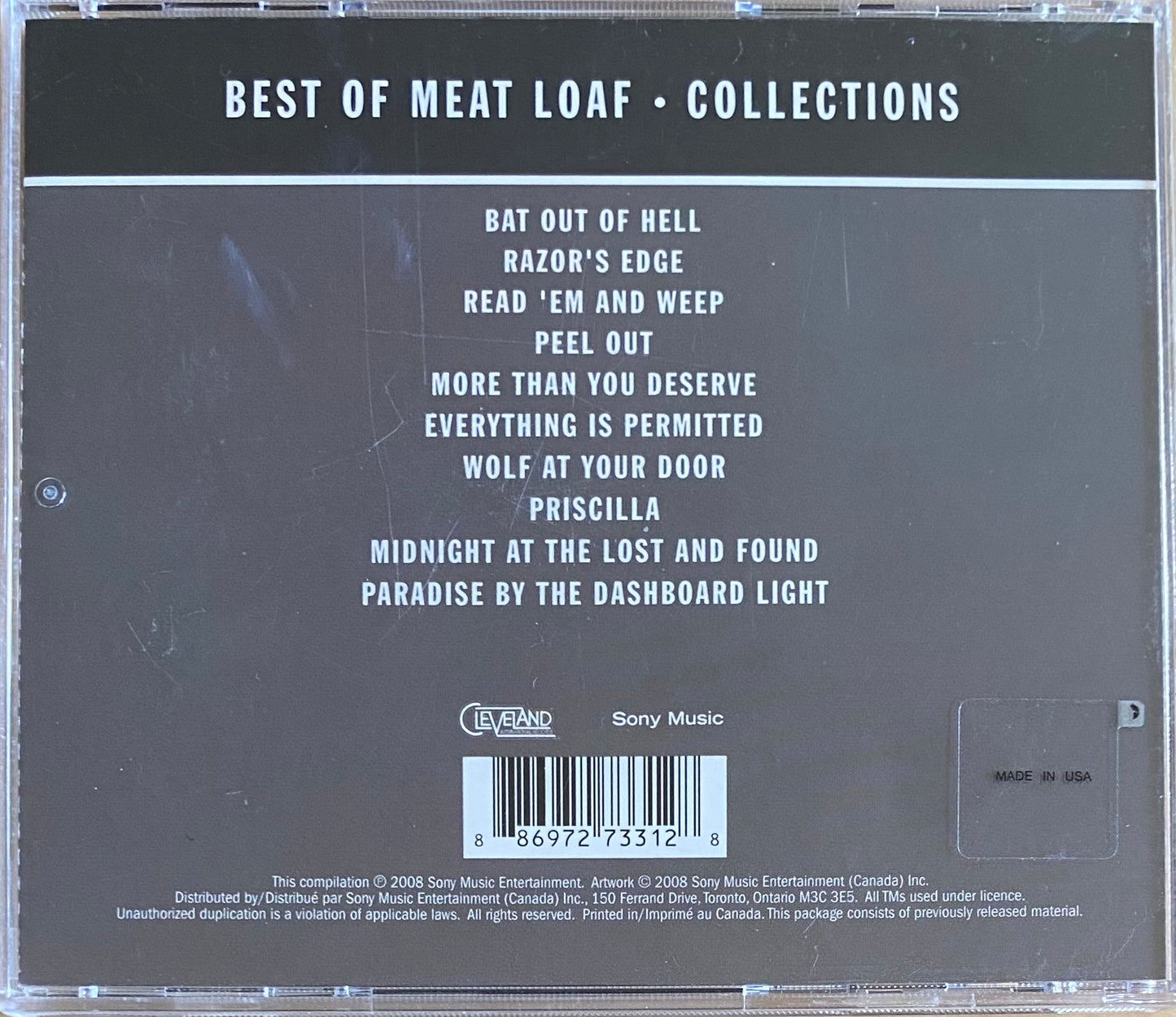Meat Loaf — The Best Of Meat Loaf: Collections