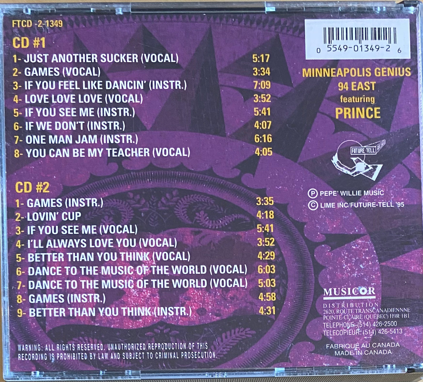 94 East featuring Prince — Minneapolis Genius