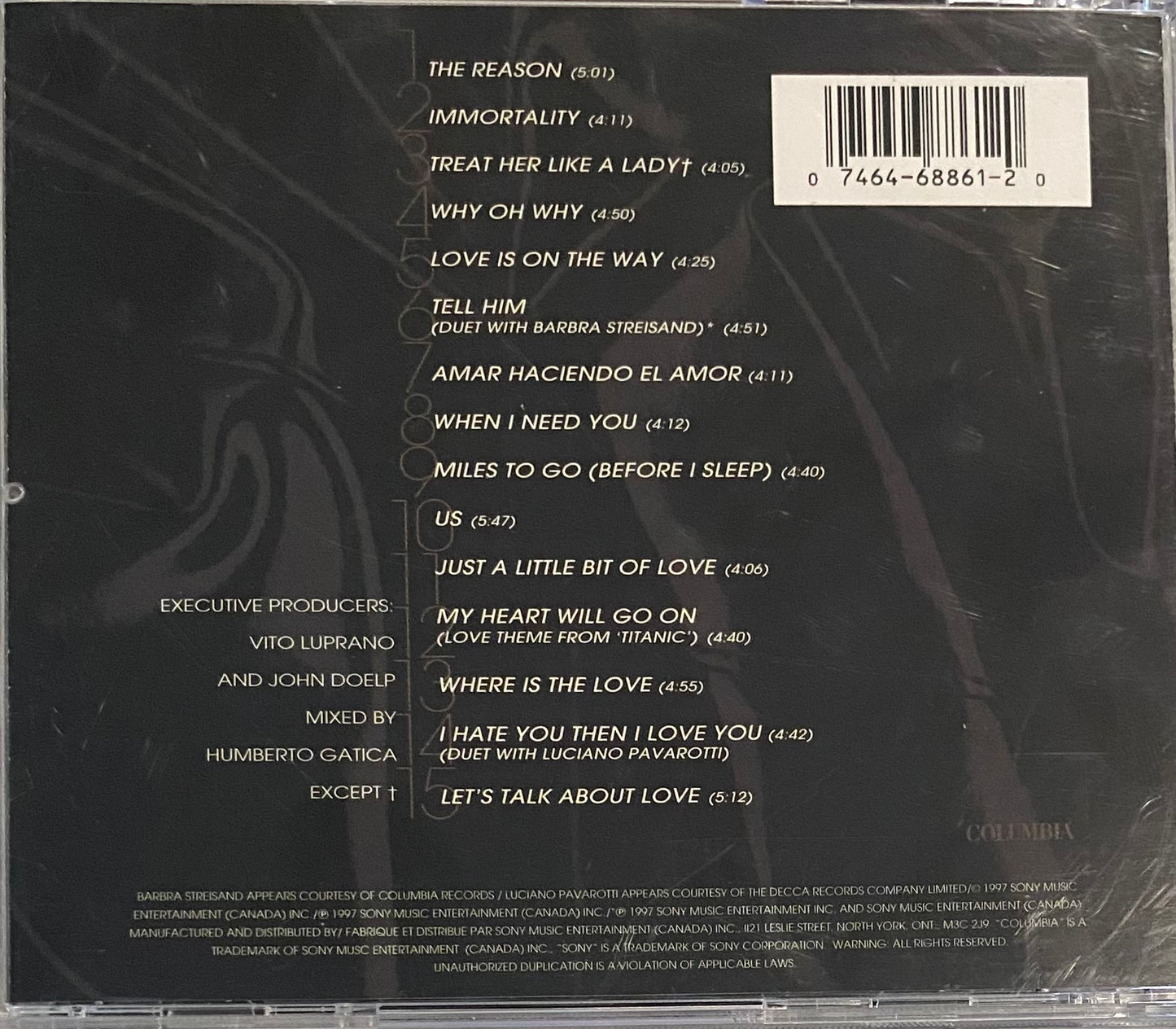 Celine Dion — Let’s Talk About Love