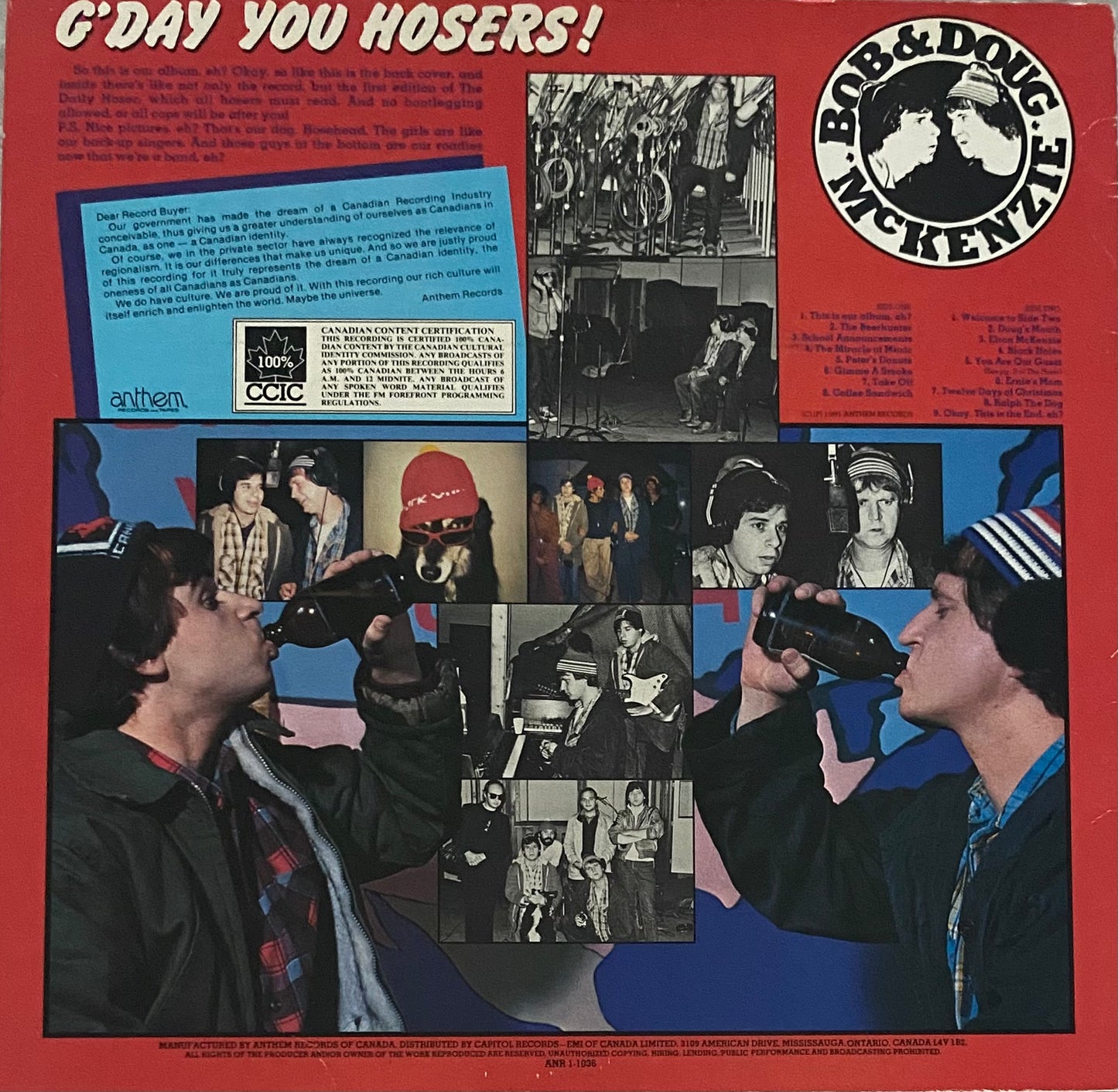 Bob & Doug McKenzie — Great White North