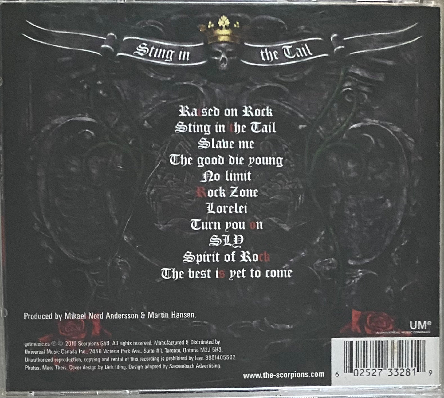 Scorpions — Sting In The Tail