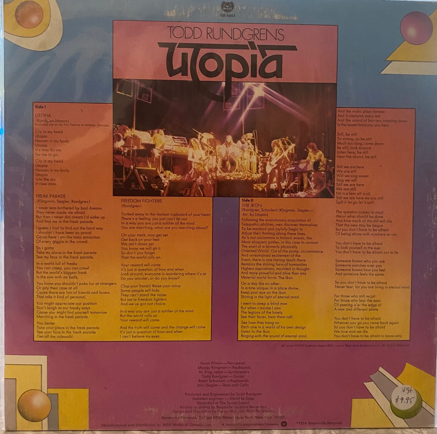 Utopia — Todd Rundgren’s Utopia.