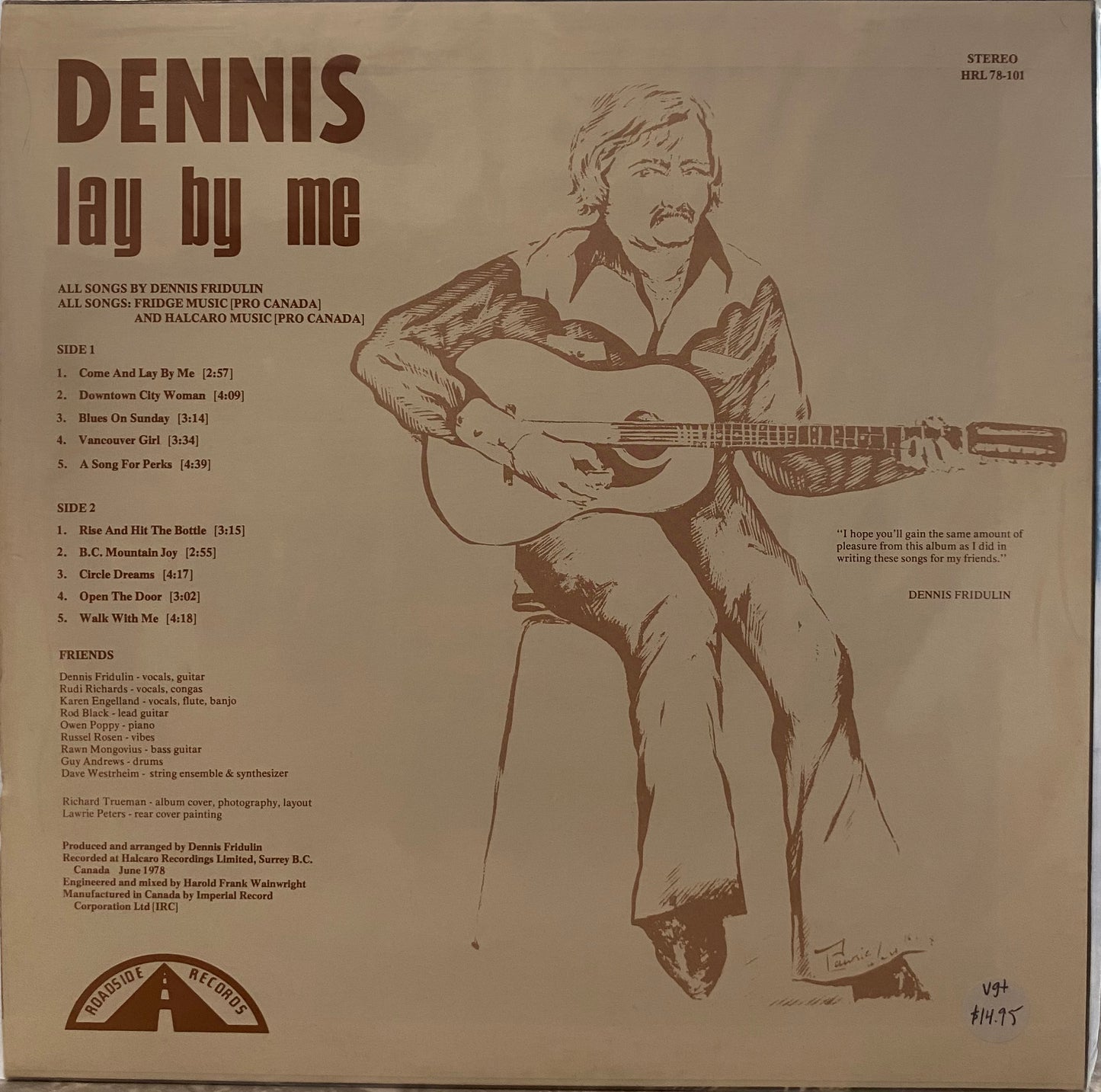 Dennis — Lay By Me