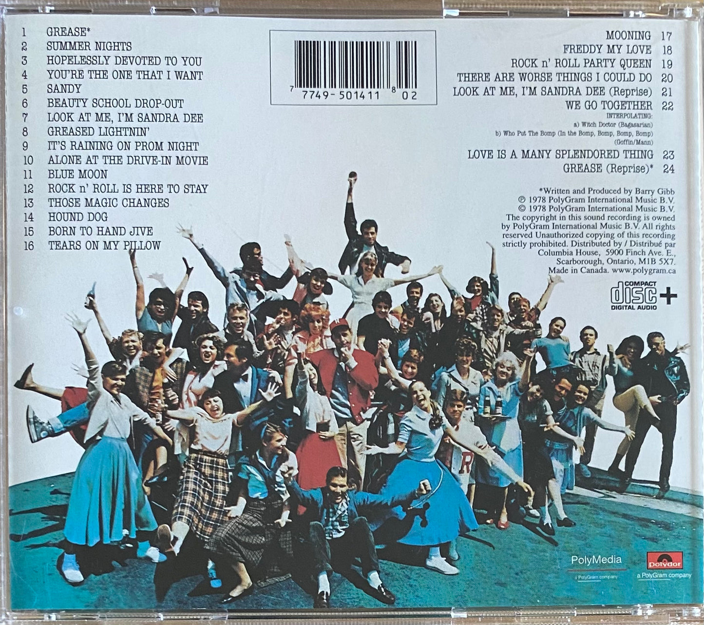 Various — Grease: The Original Soundtrack From The Motion Picture
