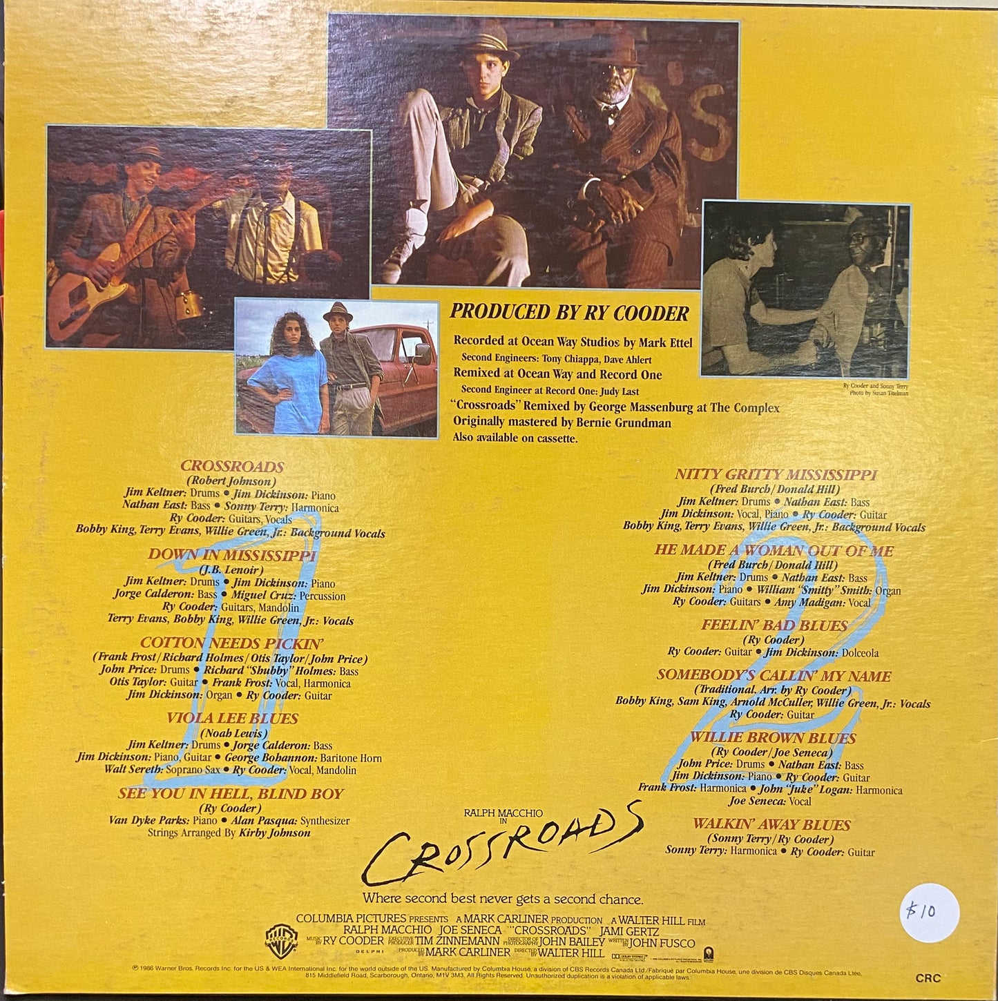Ry Cooder — Crossroads Original Motion Picture Soundtrack