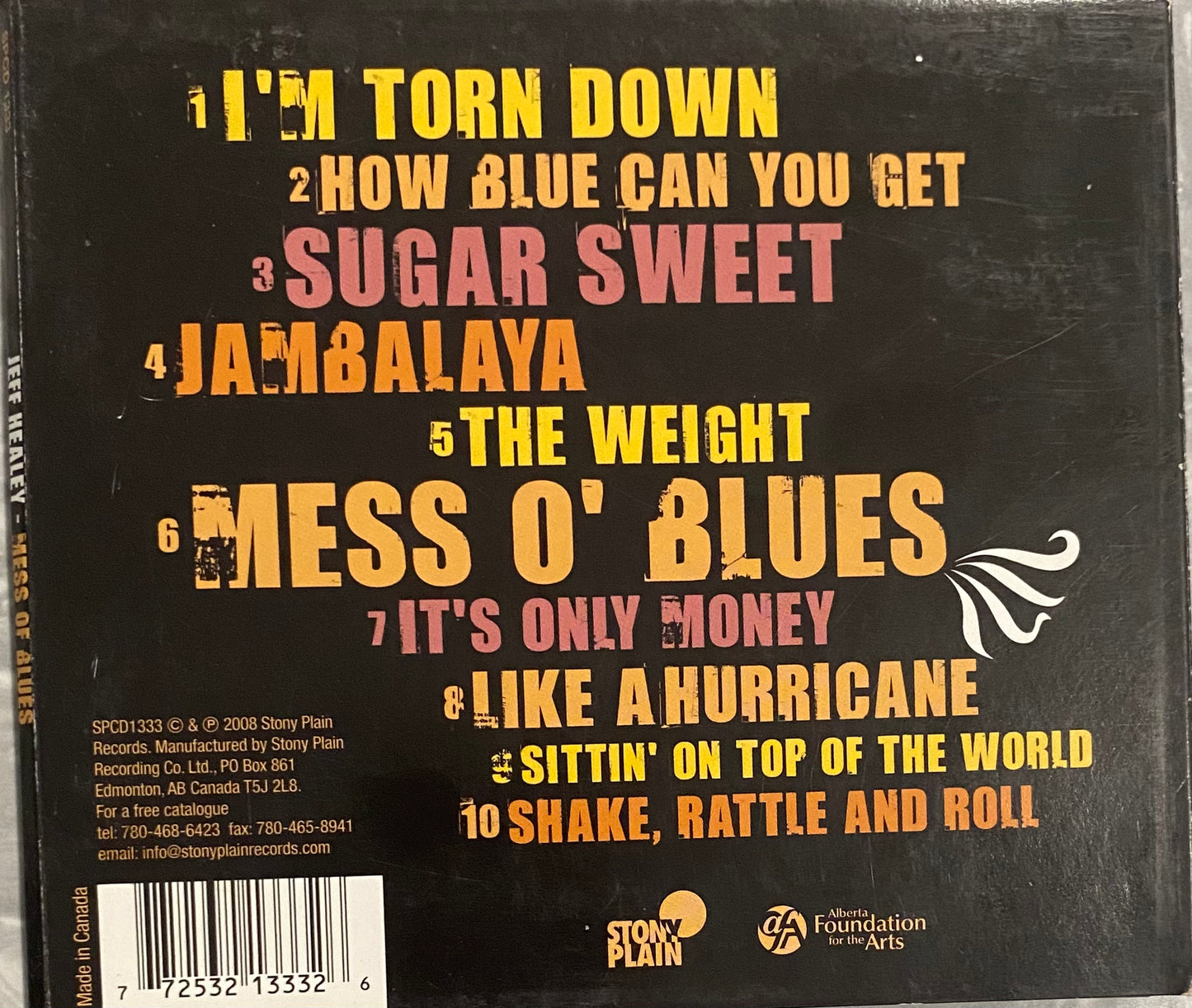 Jeff Healey — Mess Of Blues