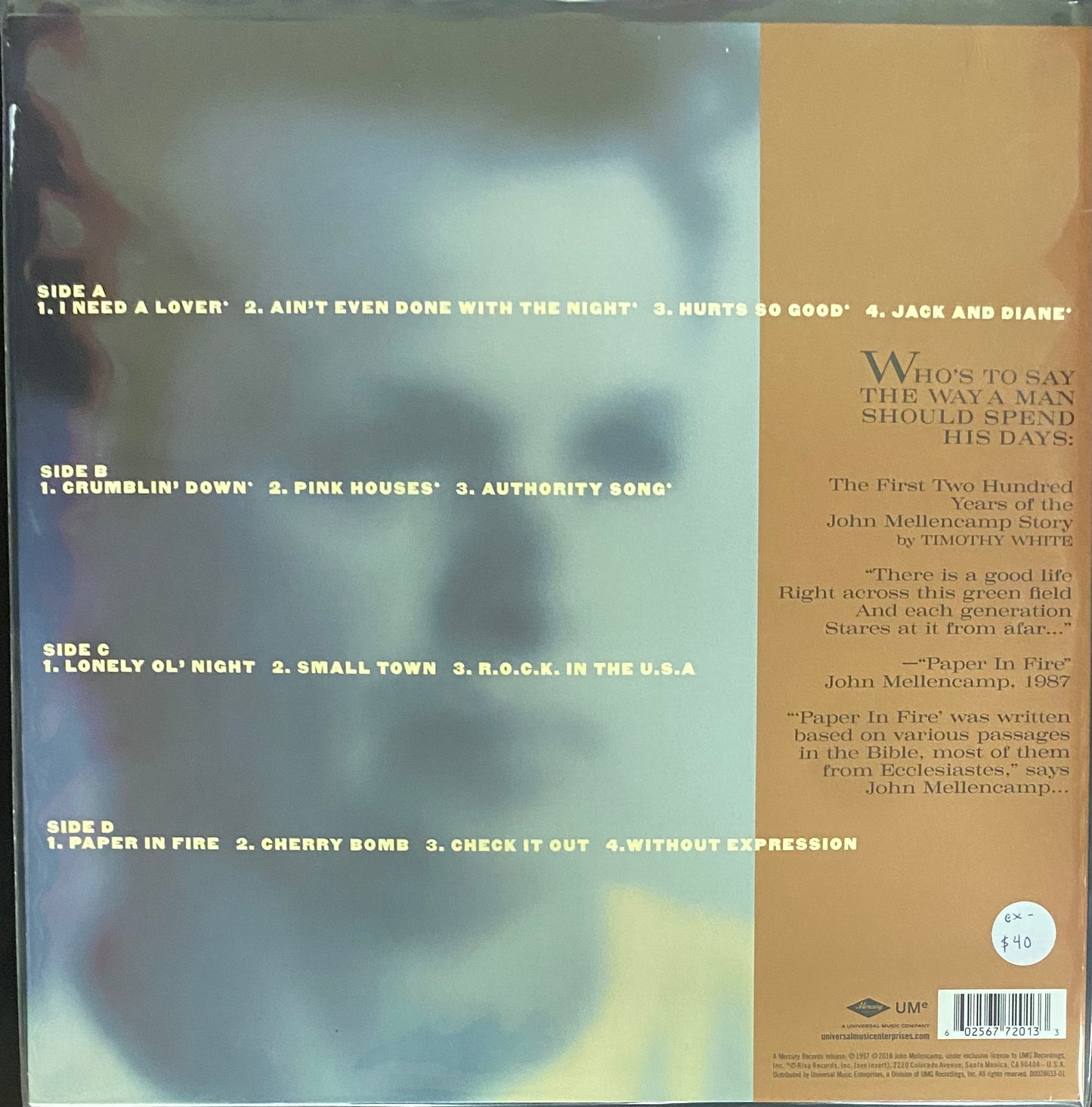 John Mellencamp — The Best That I Could Do 1978 - 1988