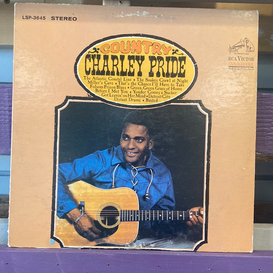 - Charley pride - Country Charlie Pride - Vinyl Record -