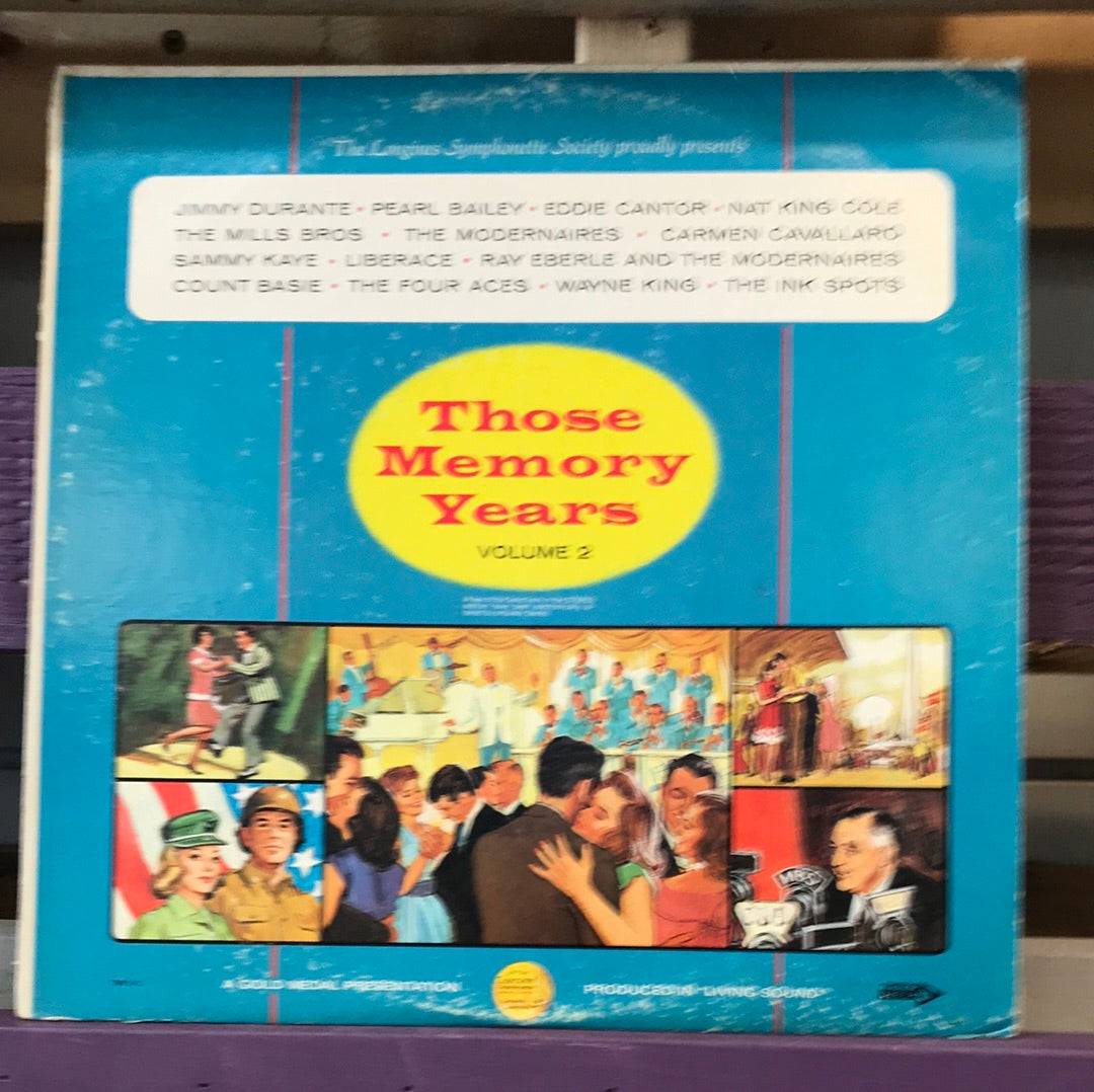 - Those Memory Years-Volume 2 - Vinyl Record -