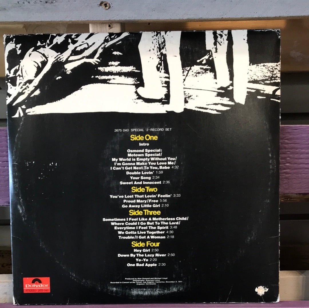 - The Osmonds - Live - Vinyl Record -
