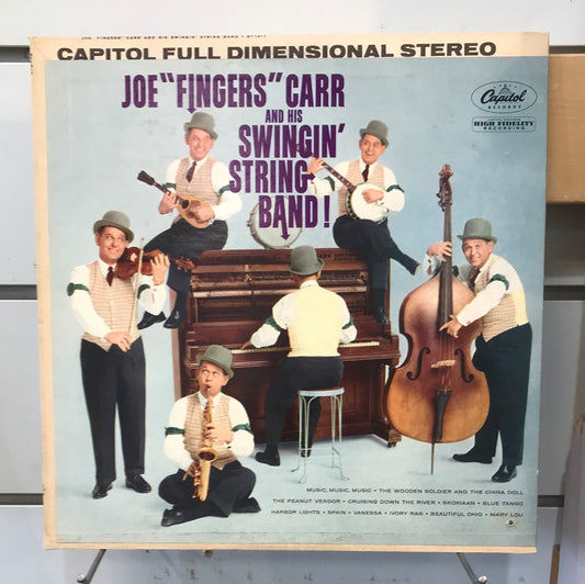 - Joe “Fingers” Carr — And His Swingin’ String Band - Vinyl Record -