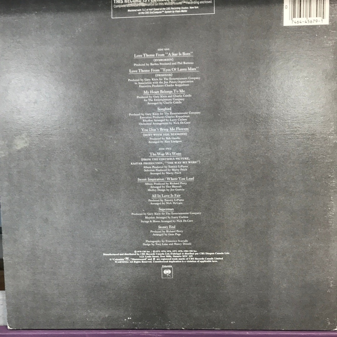 - Barbra Streisand’s Greatest Hits- Volume 2 - Vinyl Record -