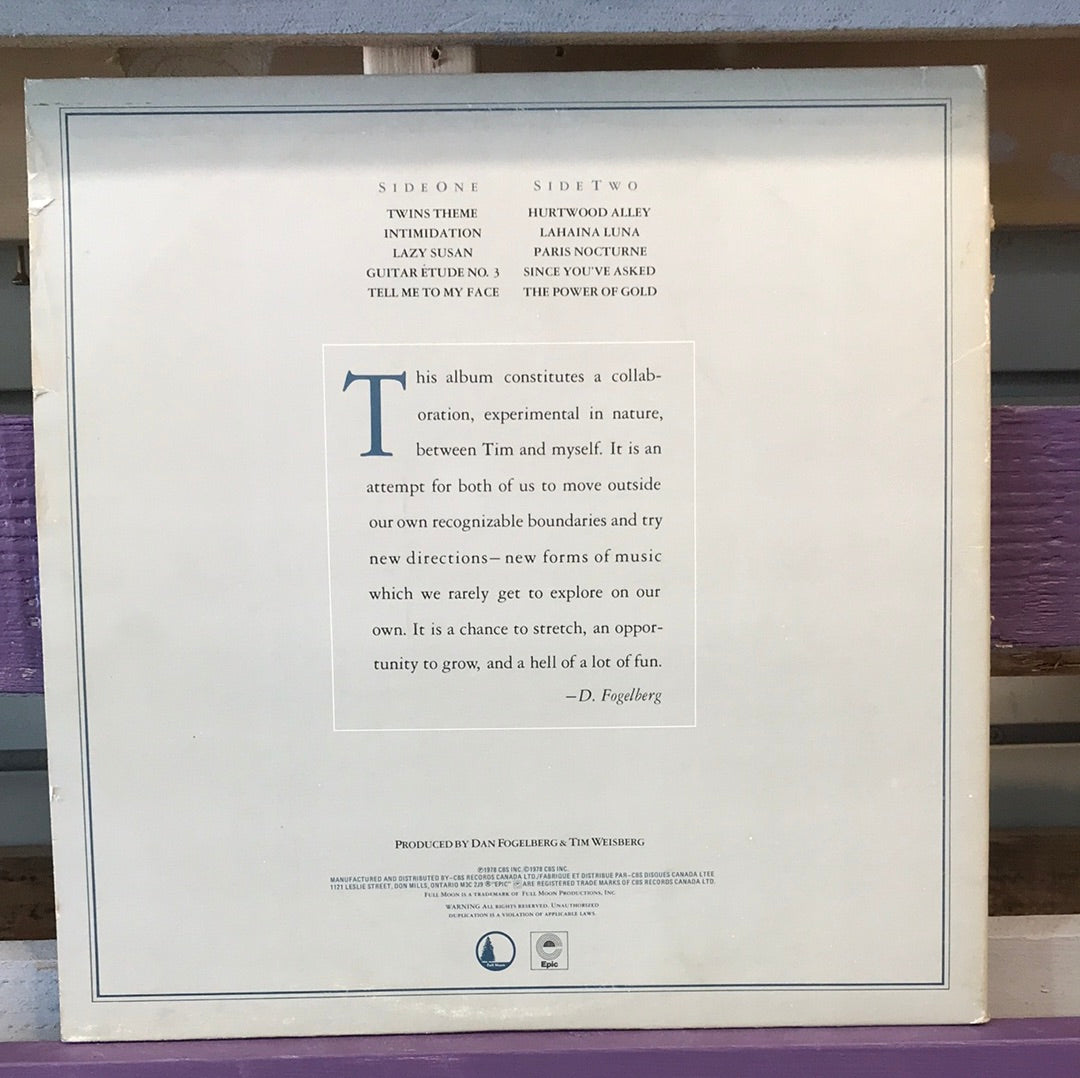 - Dan Fogelberg/Tim Weisberg - Twin Sons Of Different Mothers - Vinyl Record -