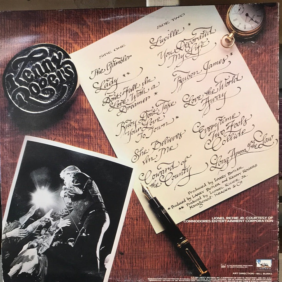 - Kenny Rogers - Greatest Hits - Vinyl Record -