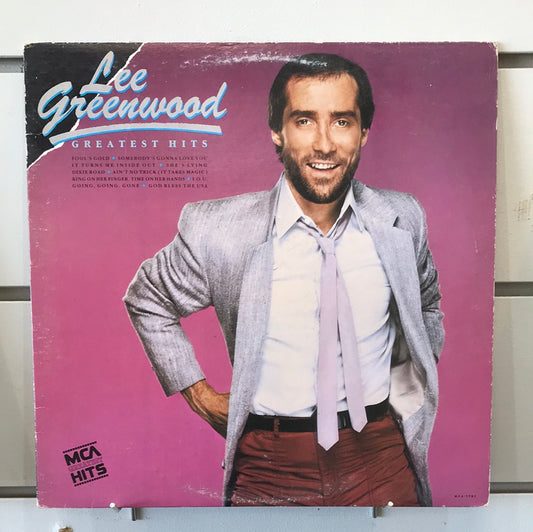 - Lee Greenwood - Greatest Hits - Vinyl Record -