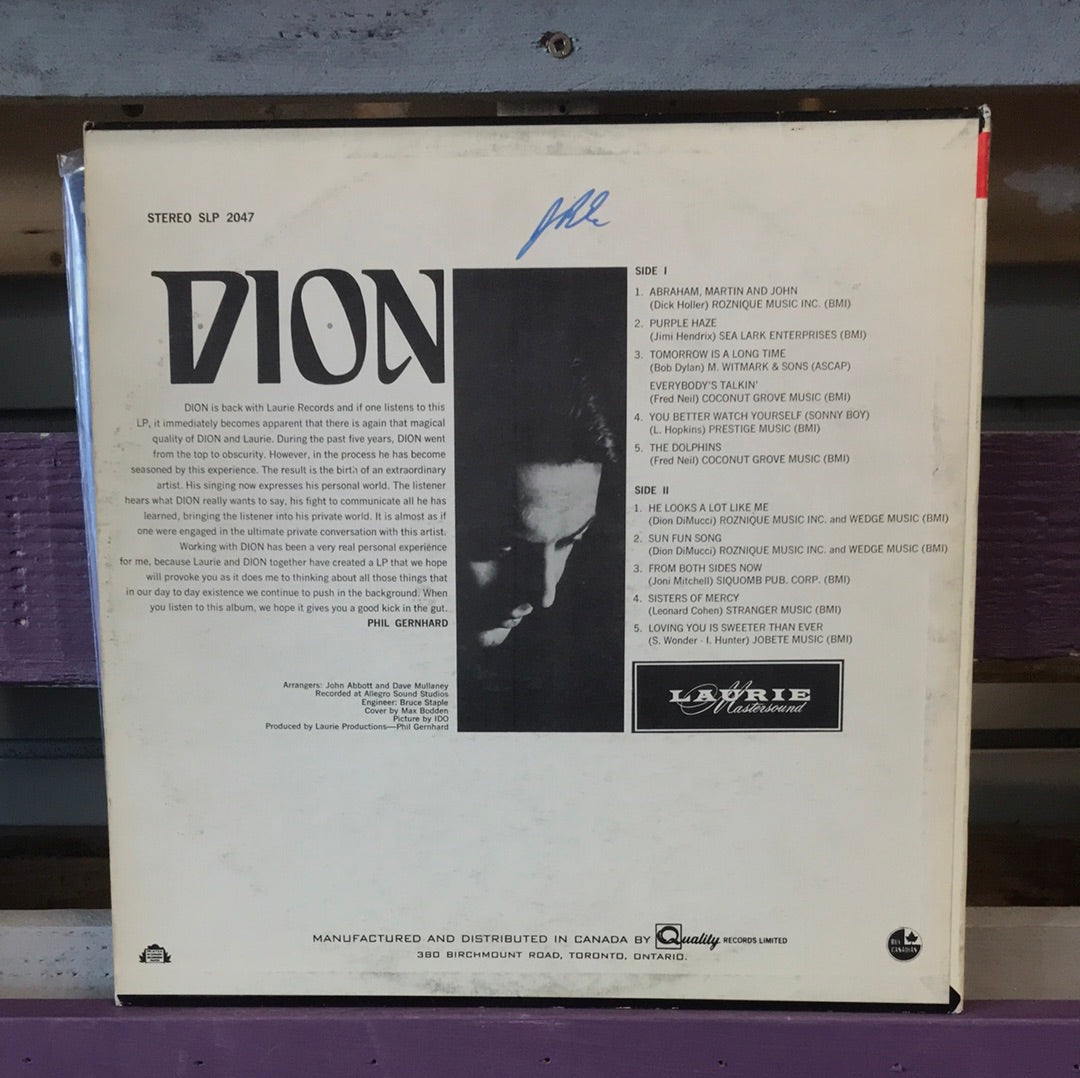 - Dion - Dion - Vinyl Record -