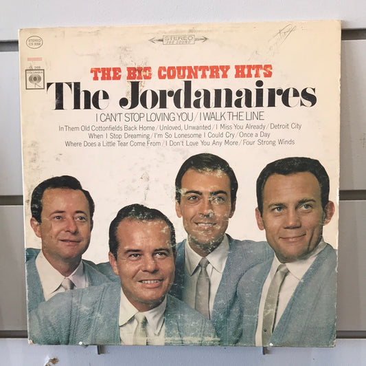 - The Jordanaires - The Big Country Hits - Vinyl Record -
