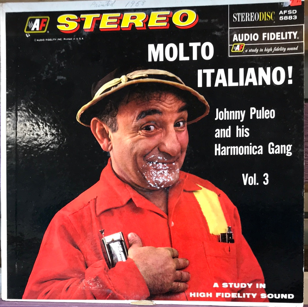 - Johnny Puleo & his Harmonica Gang - Molto Italiano! - Vinyl Record -