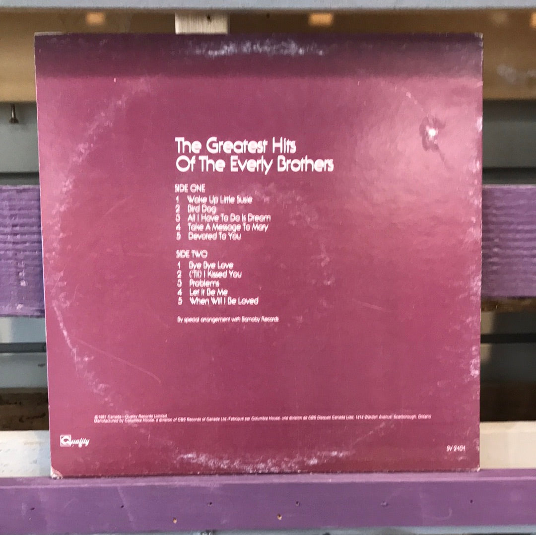 - The Everly Brothers - The Greatest Hits Of - Vinyl Record -