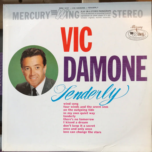 - Vic Damone - Tenderly - Vinyl Record -