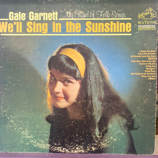 - Gale Garnett - My Kind Of folk Songs - Vinyl Record -