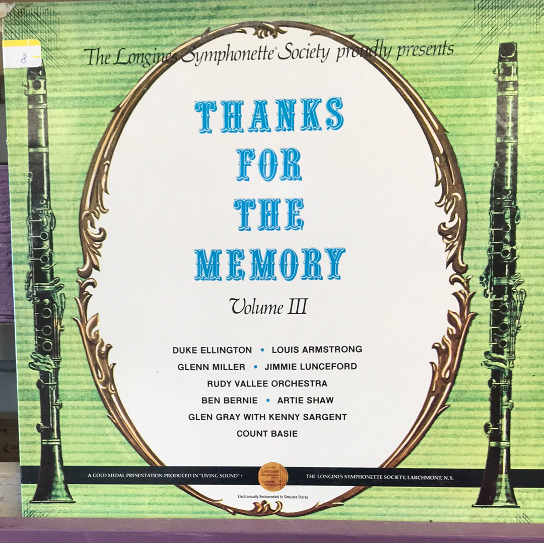 - Thanks for the Memory - Volume 3 - Vinyl Record -