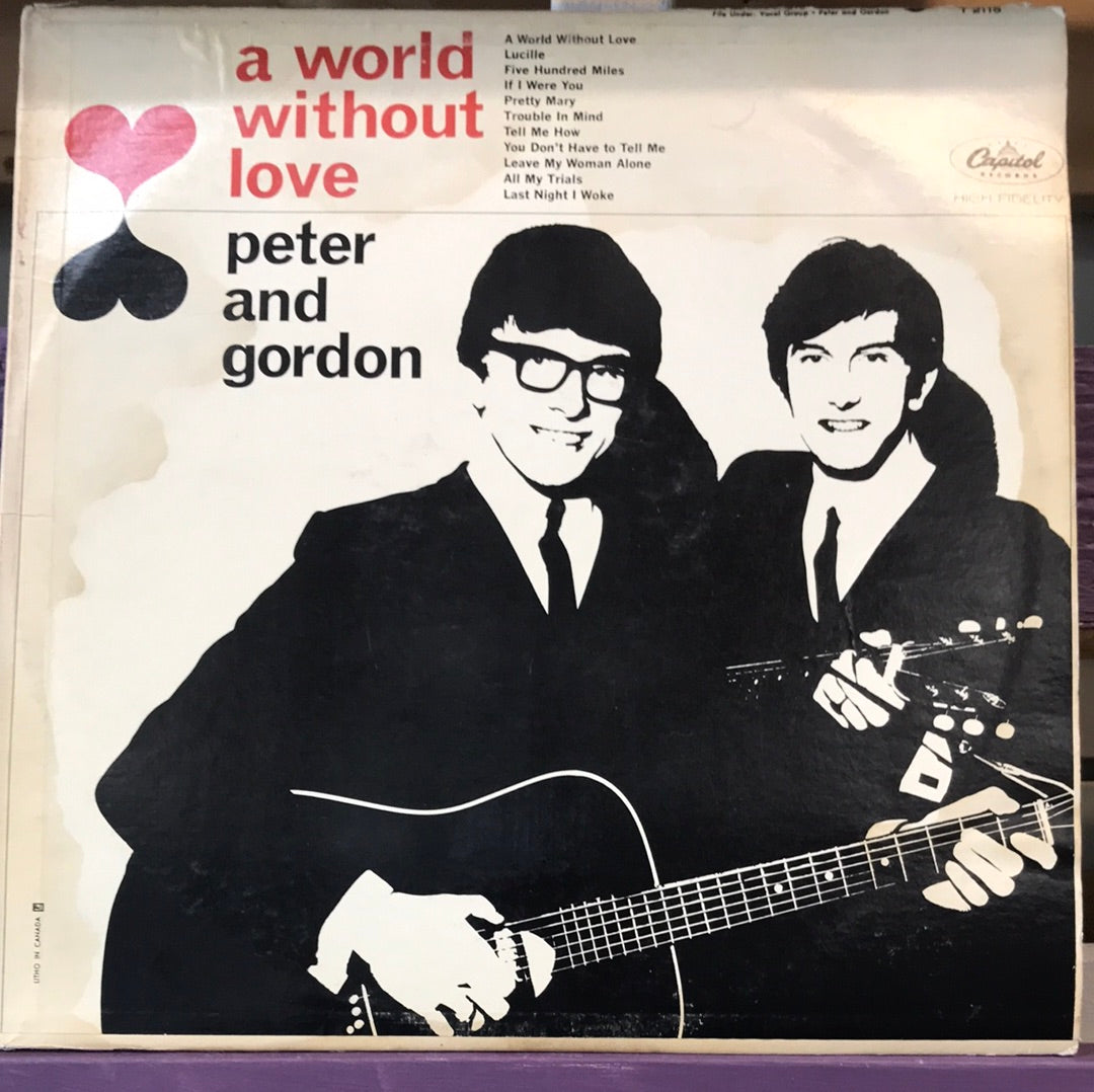 - Peter And Gorden A World Without Love - Vinyl Record -
