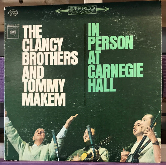 - The Clancy Brothers and Tommy Makem - In Person At Carnegie Hall - Vinyl Record -