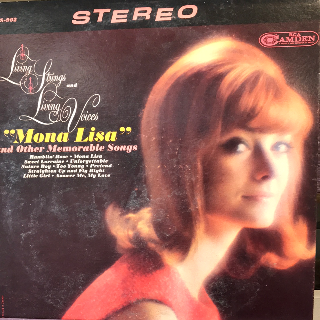 - Living Strings & Living Voices - Mona Lisa & other Memorable Songs - Vinyl Record -