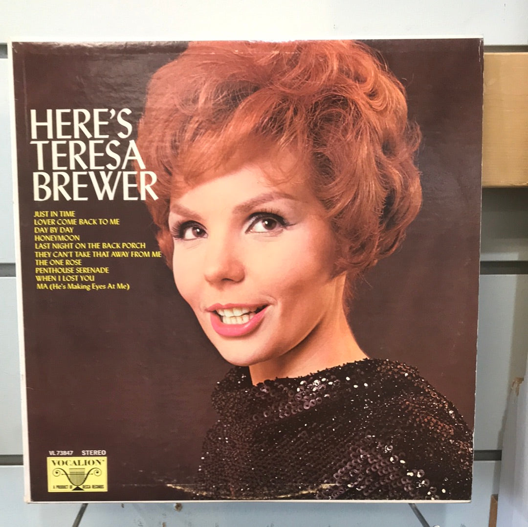 - Teresa Brewer — Here’s Teresa Brewer - Vinyl Record -