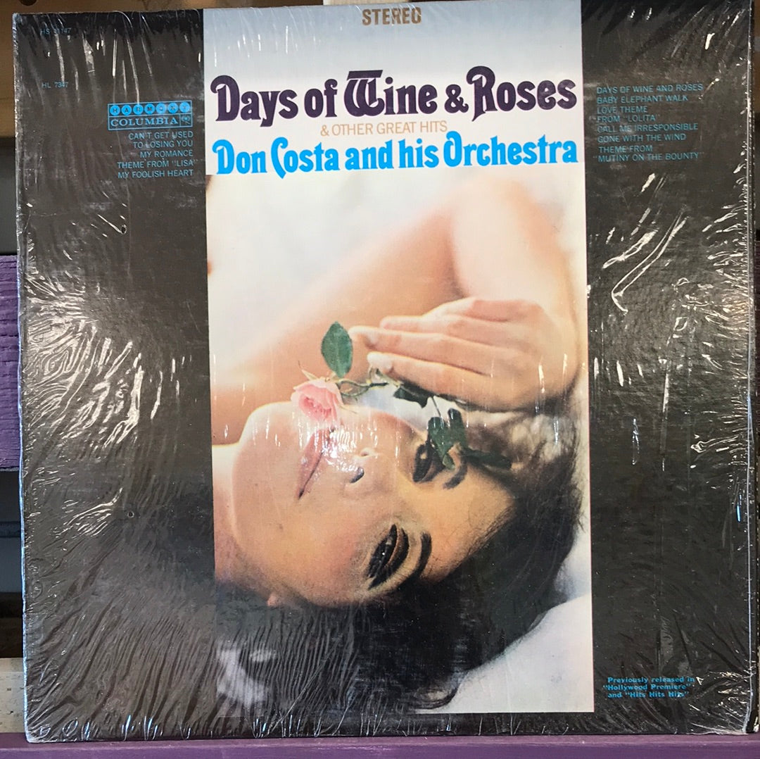 - Don Costa & his Orchestra- Days of Wine & Roses - Vinyl Record -